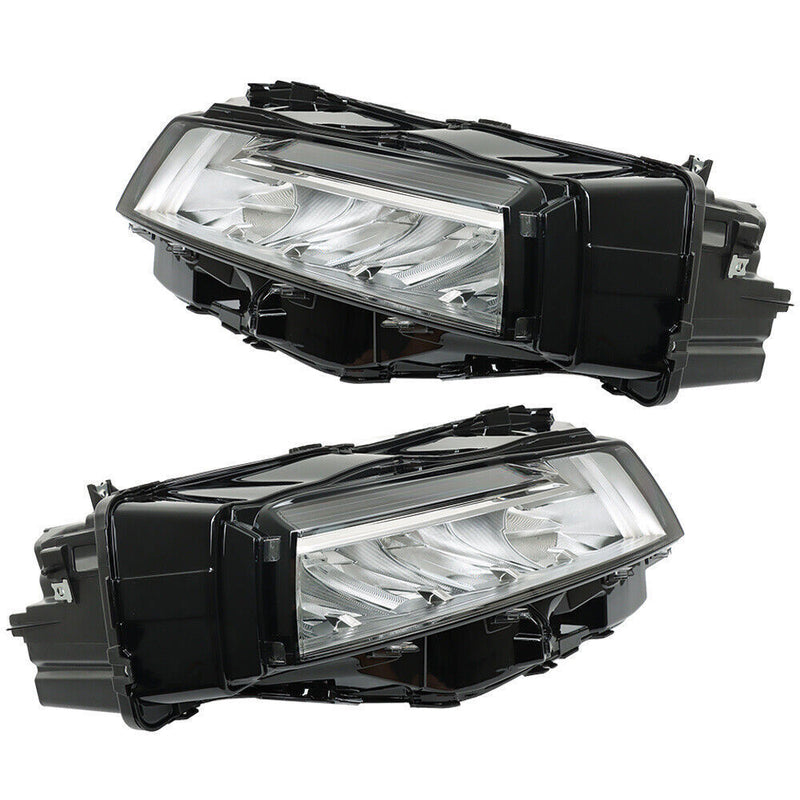 DURAFORCE Left+Right LED Headlamp Headlight For 2021-2023 Nissan Rogue SL/SV Black