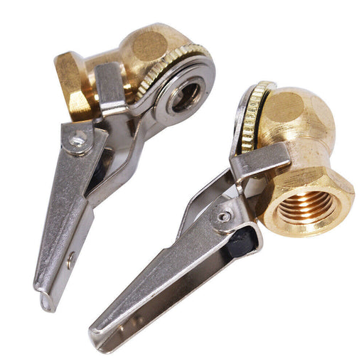 DURAFORCE 2* Brass Lock On Tire Inflator Locking Air Chuck Air Hose Attachment NPT