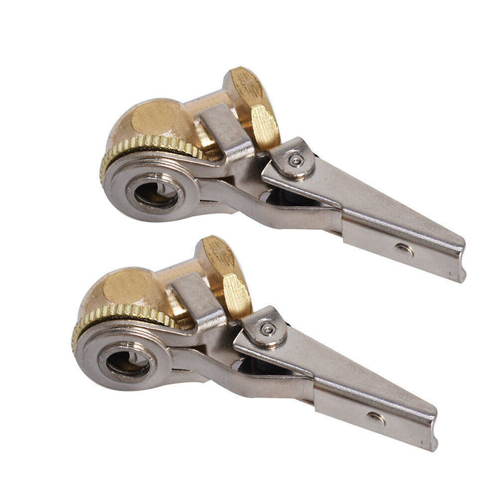DURAFORCE 2* Brass Lock On Tire Inflator Locking Air Chuck Air Hose Attachment NPT