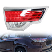 DURAFORCE Driver Left Side Inner Tail Light Lamp For 2014-2016 Toyota Highlander