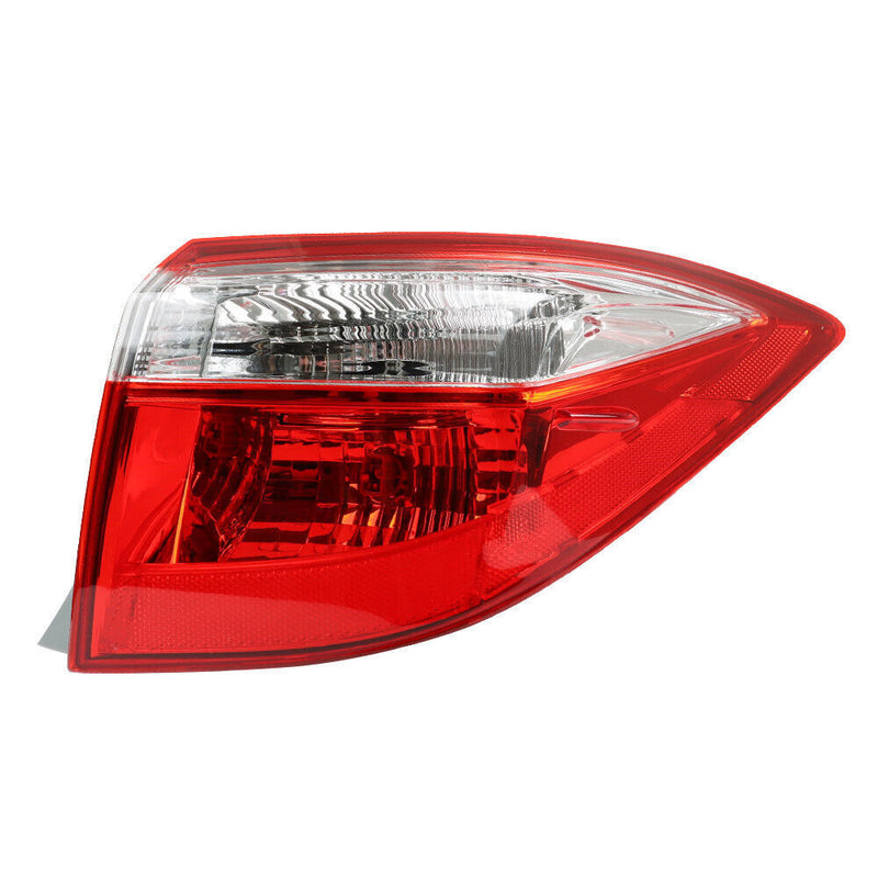 DURAFORCE Right Side Tail Light Lamp Outer For 2014-2016 Toyota Corolla Red Clear