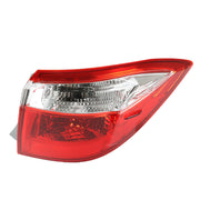 DURAFORCE Right Side Tail Light Lamp Outer For 2014-2016 Toyota Corolla Red Clear