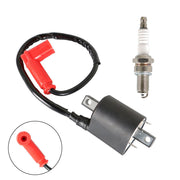 DURAFORCE For Yamaha Gas Golf Cart G2 1985-1991 , G5 1990-1995 Ignition Coil & Spark Plug