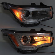 DURAFORCE Right Headlight For 2017-19 GMC Acadia SL Halogen w/o DRL Chrome Housing