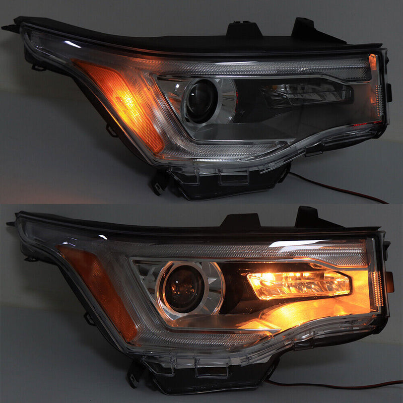 DURAFORCE Right Headlight For 2017-19 GMC Acadia SL Halogen w/o DRL Chrome Housing