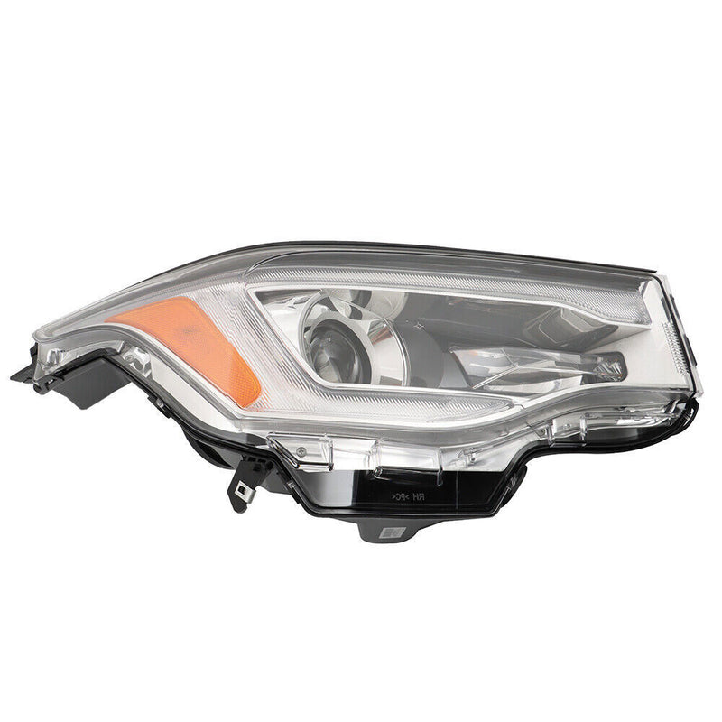 DURAFORCE Right Headlight For 2017-19 GMC Acadia SL Halogen w/o DRL Chrome Housing