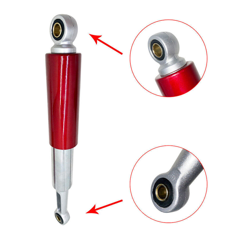 DURAFORCE 2× Red&Chrome 13.5" Rear Shocks For Honda CL/CT70 XL75 CL/CT/CM/S90 CM91 CT110