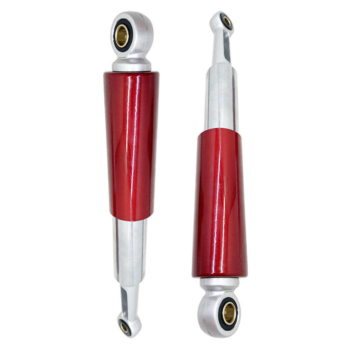 DURAFORCE 2× Red&Chrome 13.5" Rear Shocks For Honda CL/CT70 XL75 CL/CT/CM/S90 CM91 CT110