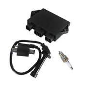 DURAFORCE For Yamaha Grizzly 660 YFM660FH 4x4 Ignition Coil Spark Plug CDI Box 2002 ATV