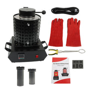DURAFORCE Electric Furnace Melting 1+3KG For Metals Gold Silver Copper Digital Smelting