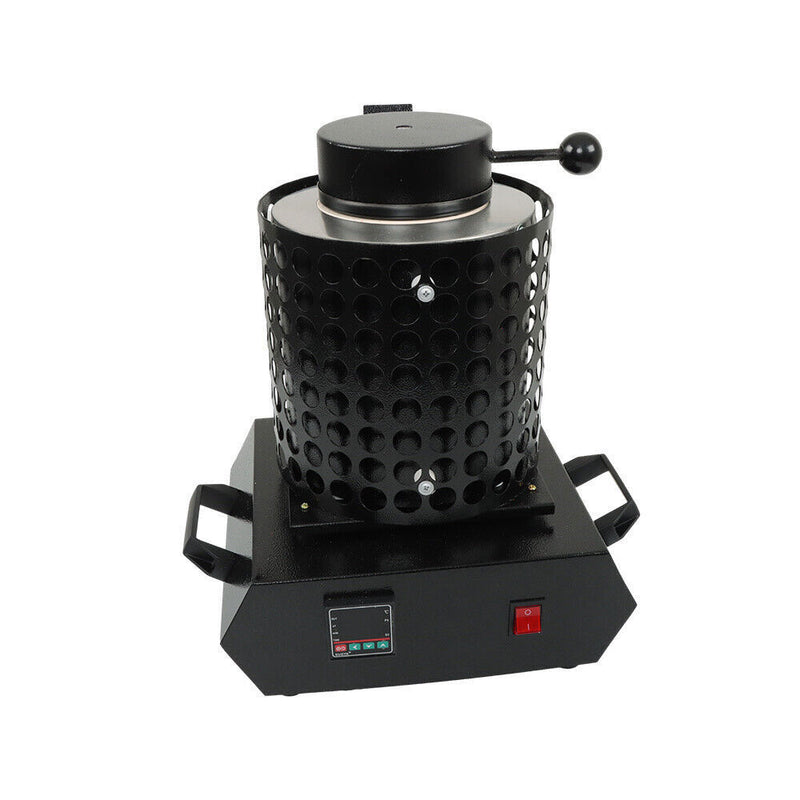 DURAFORCE Electric Furnace Melting 1+3KG For Metals Gold Silver Copper Digital Smelting