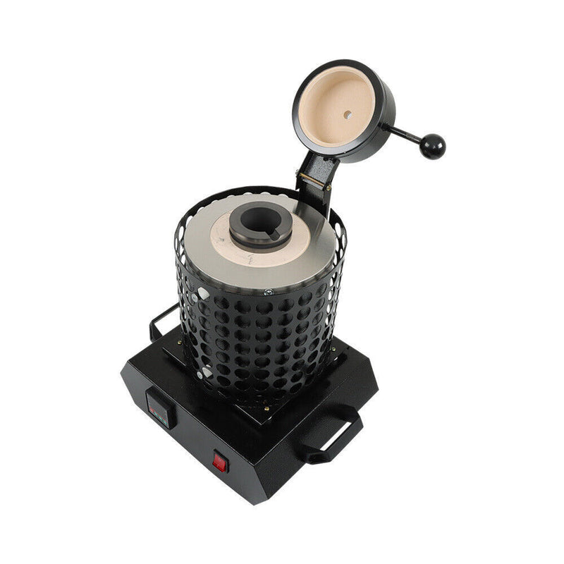 DURAFORCE Electric Furnace Melting 1+3KG For Metals Gold Silver Copper Digital Smelting