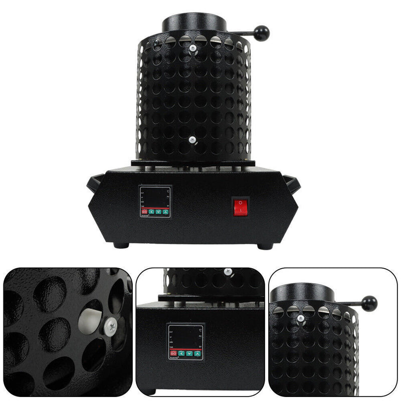 DURAFORCE Electric Furnace Melting 1+3KG For Metals Gold Silver Copper Digital Smelting