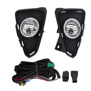 DURAFORCE Front Bumper Fog Lights Lamp For 2016-2018 Toyota RAV4+Switch+Wiring Kit