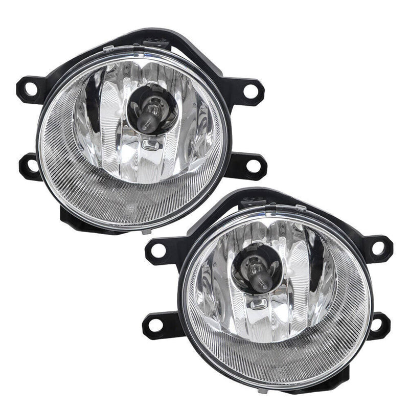 DURAFORCE Front Bumper Fog Lights Lamp For 2016-2018 Toyota RAV4+Switch+Wiring Kit