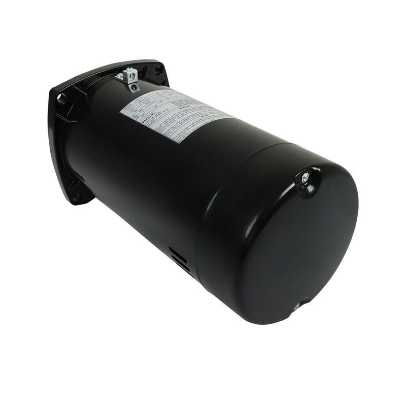 DURAFORCE USQ1102 Pool Motor 1HP 3450RPM 48Y Frame Square Flange Pool Pump Motor 115/230V