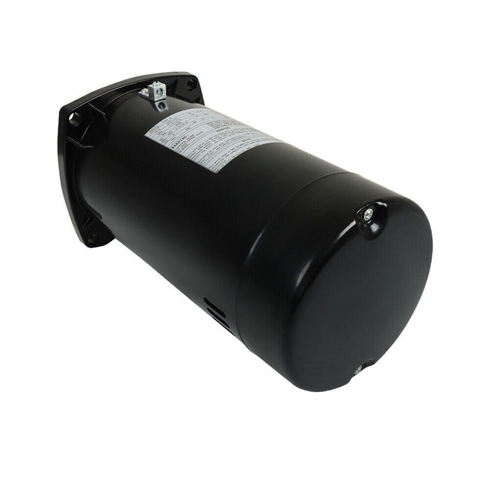 DURAFORCE USQ1102 Pool Motor 1HP 3450RPM 48Y Frame Square Flange Pool Pump Motor 115/230V