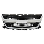DURAFORCE Front Upper Grille For 15-20 Chevrolet Colorado 84408363 W/Chrome Trim