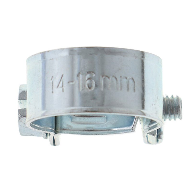 DURAFORCE 20 Pcs 3/8" Hose Clamp (14mm-16mm) Fuel Injection Gas Line Hose Clamps Clip