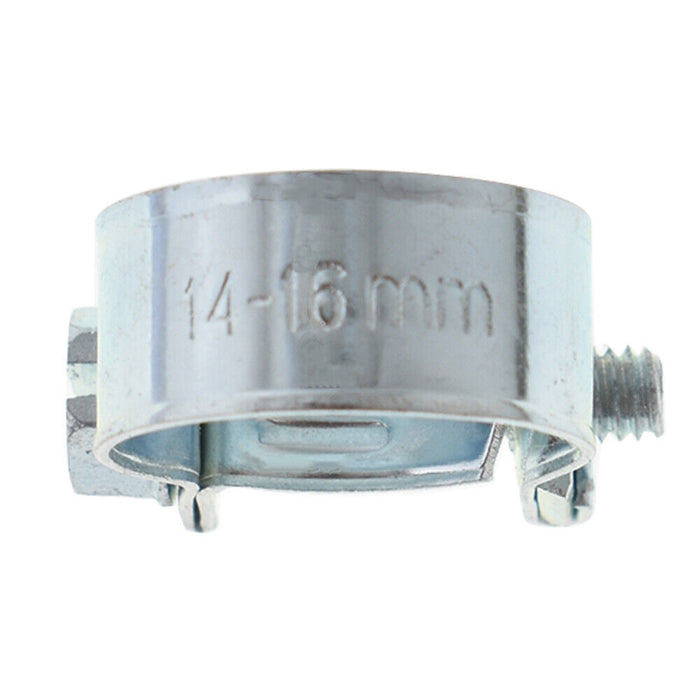 DURAFORCE 20 Pcs 3/8" Hose Clamp (14mm-16mm) Fuel Injection Gas Line Hose Clamps Clip