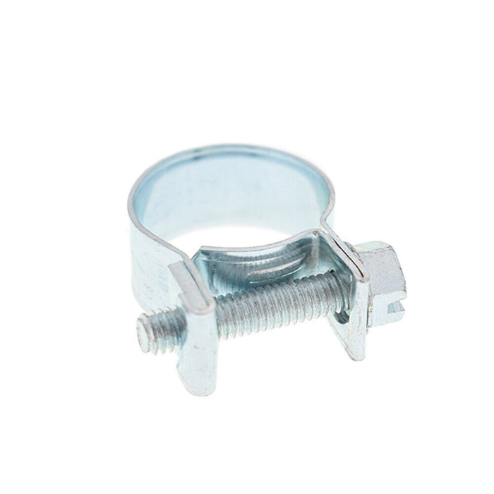 DURAFORCE 20 Pcs 3/8" Hose Clamp (14mm-16mm) Fuel Injection Gas Line Hose Clamps Clip