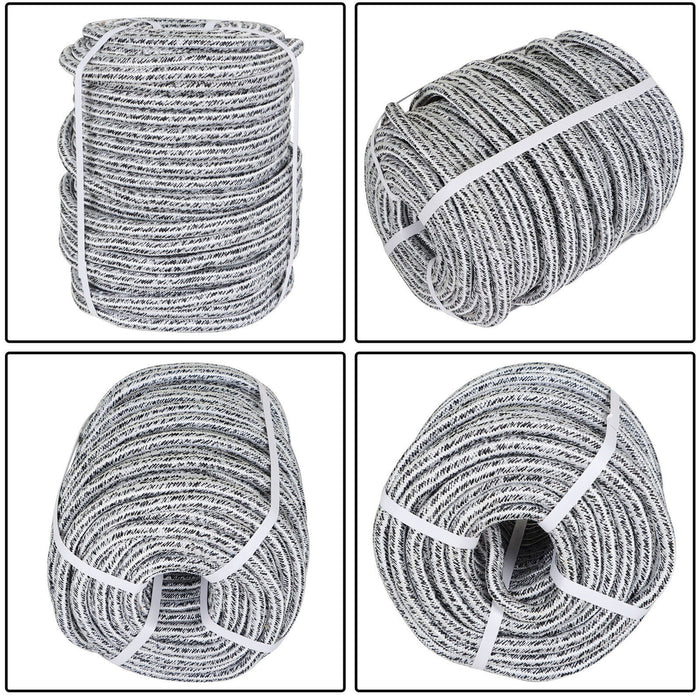 DURAFORCE 5/8" × 200' 24 Strand Braid Polyester Rope Arborist Tree Climbing Rope 16000Lbs