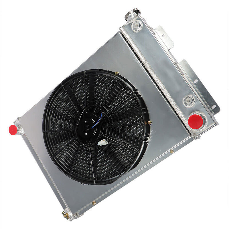DURAFORCE 3-Row Aluminum Radiator Shroud Fan For 1967-1969 Chevy Camaro Firebird