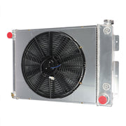 DURAFORCE 3-Row Aluminum Radiator Shroud Fan For 1967-1969 Chevy Camaro Firebird