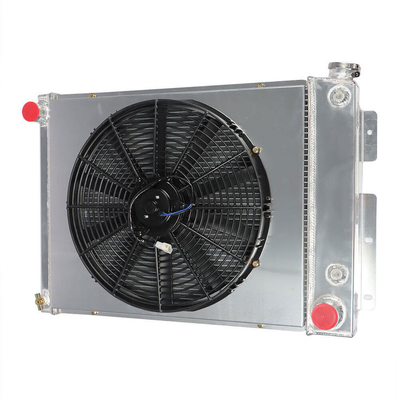 DURAFORCE 3-Row Aluminum Radiator Shroud Fan For 1967-1969 Chevy Camaro Firebird
