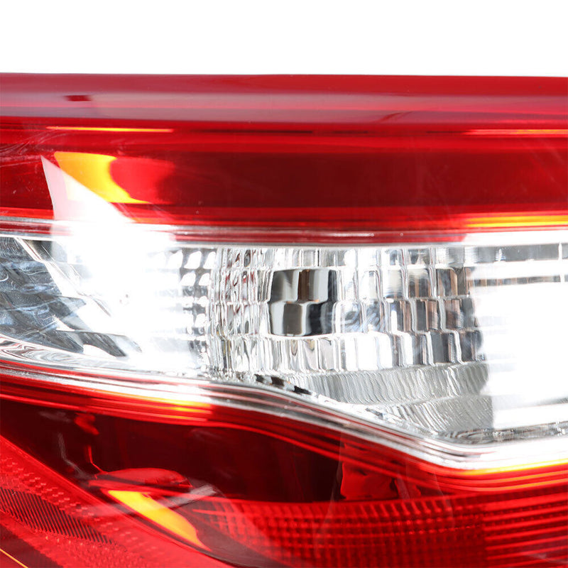 DURAFORCE Outer Driver Side Tail Light Lamp For 2016-2018 Nissan Altima Clear Red