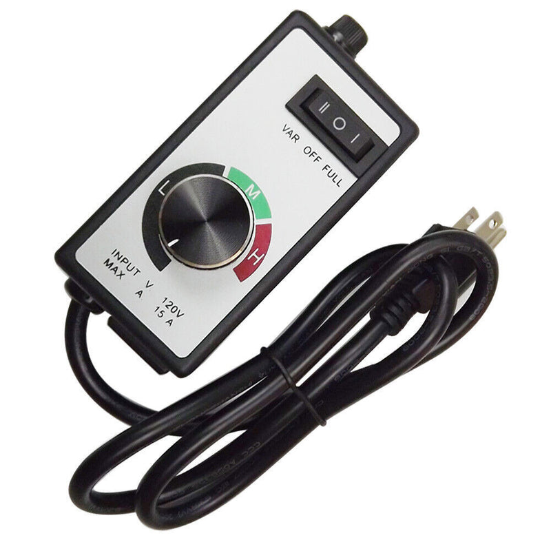 DURAFORCE For Router Fan Variable Speed Controller Electric Motor Rheostat AC 120V US
