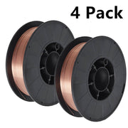 DURAFORCE ER70S-6 .030" (0.8mm) Mild Steel MIG Welding Wire 10-lb Roll × 4 Pack