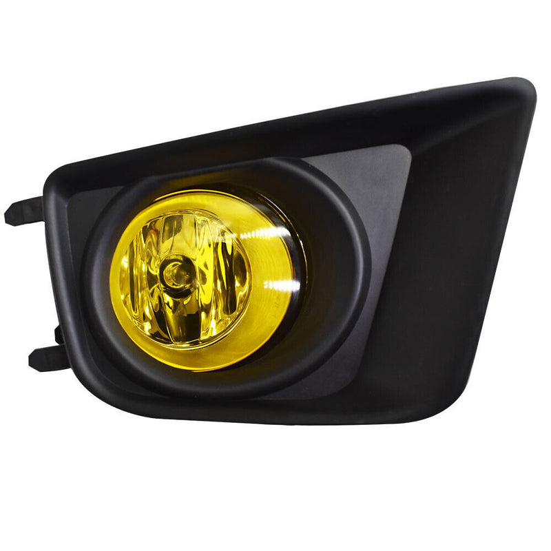 DURAFORCE LH+RH Fog lights For 2012-2015 Toyota Tacoma Replacement Upgrade Amber