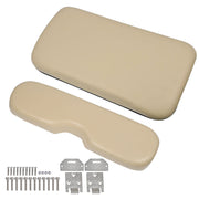 DURAFORCE For EZGO Medalist TXT 1994-2013 Golf Cart Tan Front Seat Cushion with Hardware
