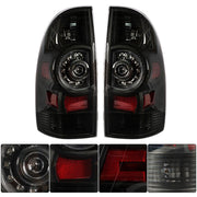 DURAFORCE Rear Left&Right Tail Light For 2005-2015 Toyota Tacoma Black A Pair LED