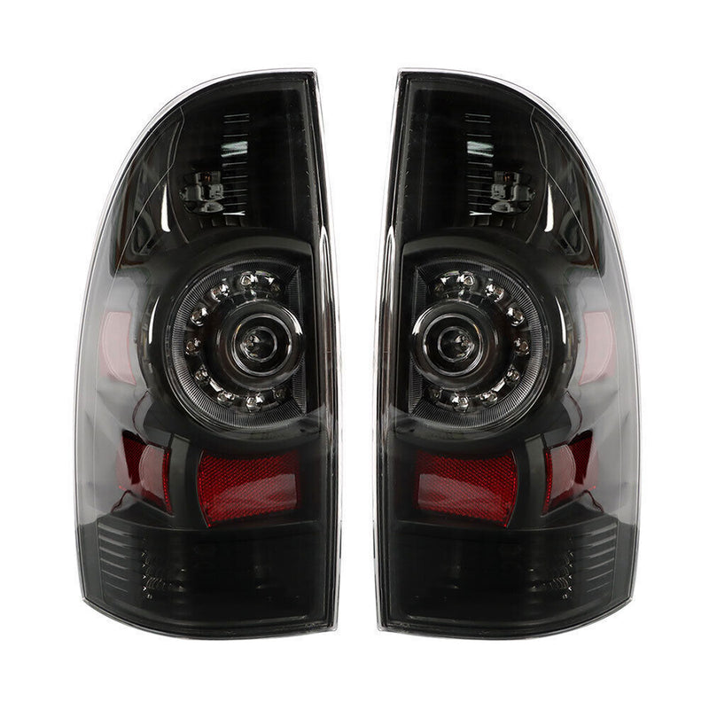 DURAFORCE Rear Left&Right Tail Light For 2005-2015 Toyota Tacoma Black A Pair LED