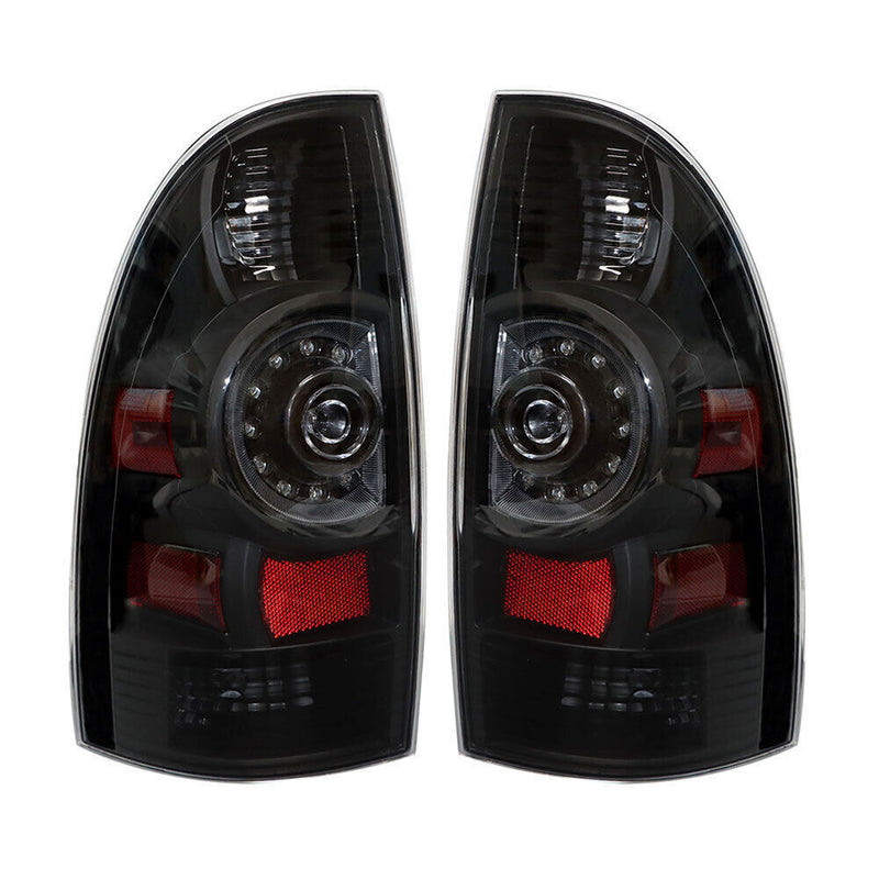 DURAFORCE Rear Left&Right Tail Light For 2005-2015 Toyota Tacoma Black A Pair LED
