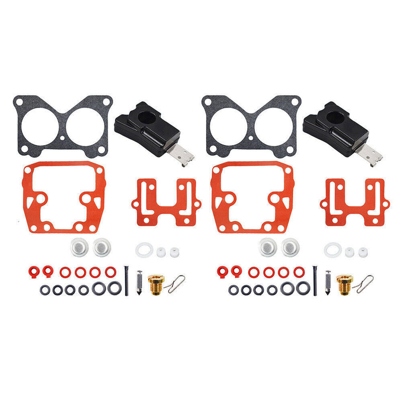 DURAFORCE Carburetor Carb Rebuild Kit For Johnson Evinrude V4 85 90 100 115 125 140 HP X2