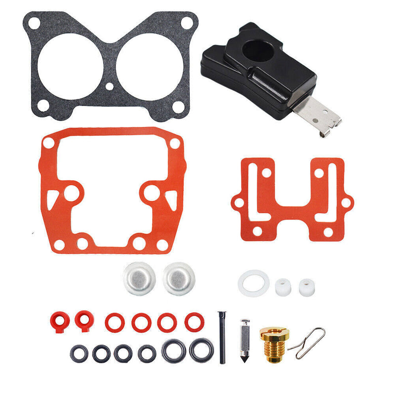 DURAFORCE Carburetor Carb Rebuild Kit For Johnson Evinrude V4 85 90 100 115 125 140 HP X2