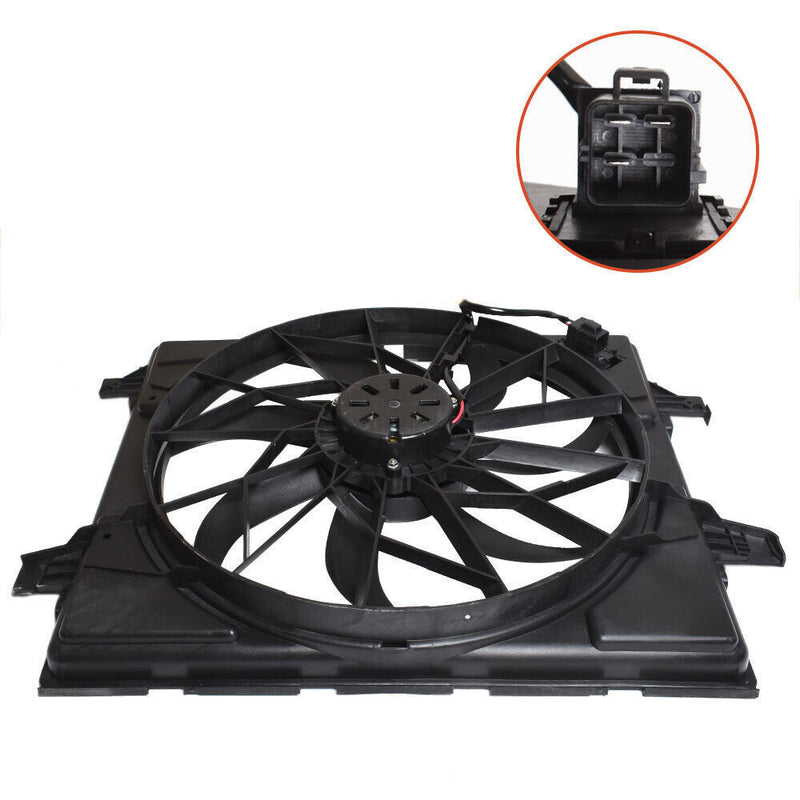 DURAFORCE Radiator Cooling Fan For 2012-20 Jeep Grand Cherokee 12-15 Dodge Durango