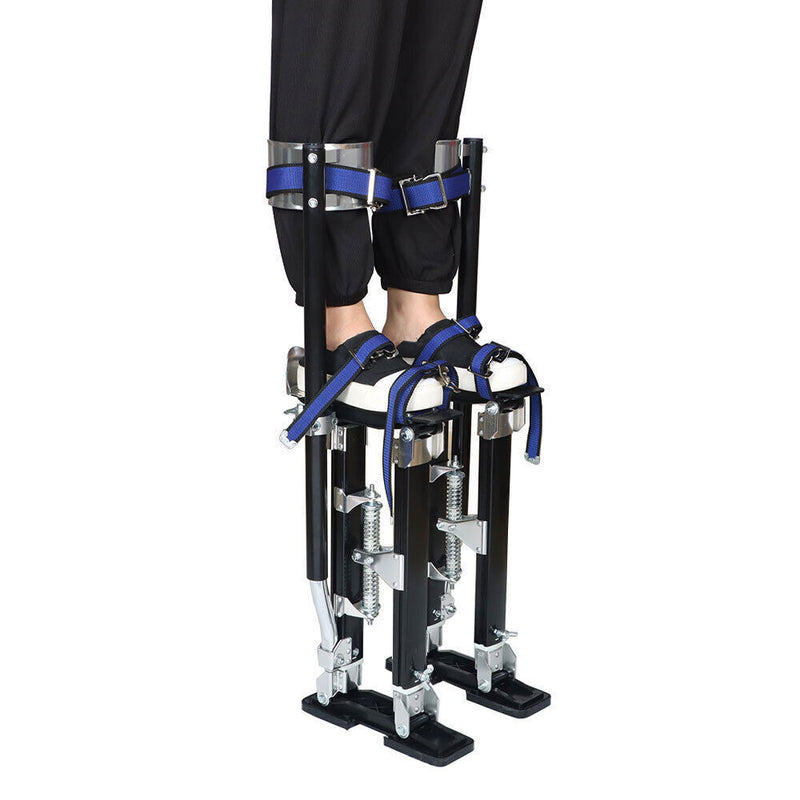 DURAFORCE Drywall Stilts Aluminum Tool Stilt Black 15-23 Inch For Painting Painter Taping