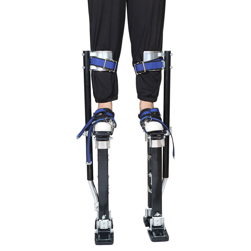 DURAFORCE Drywall Stilts Aluminum Tool Stilt Black 15-23 Inch For Painting Painter Taping