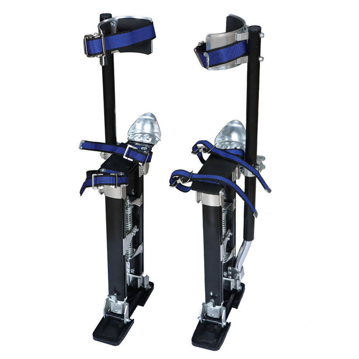 DURAFORCE Drywall Stilts Aluminum Tool Stilt Black 15-23 Inch For Painting Painter Taping