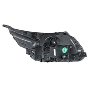 DURAFORCE Left Headlight For 2016-2018 Ford Explorer Halogen w/ LED DRL Clear Lens