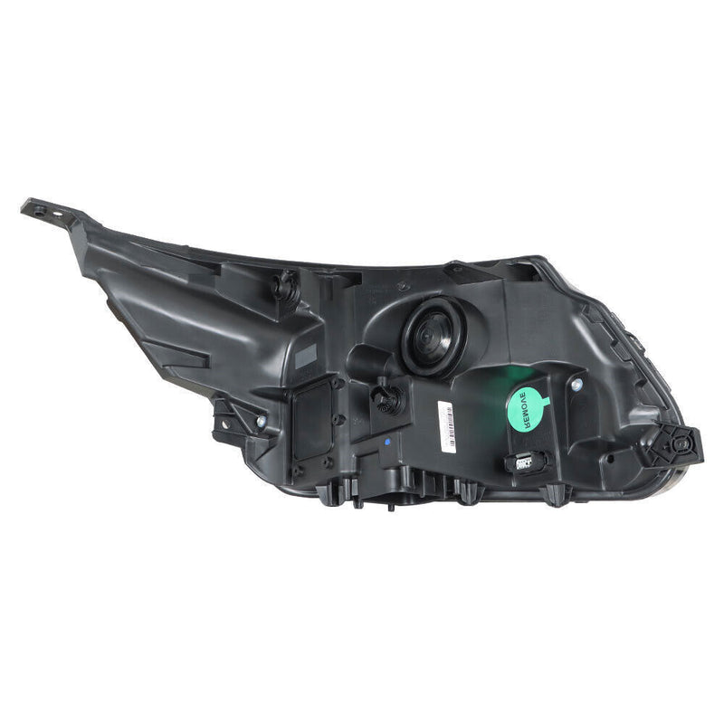 DURAFORCE Left Headlight For 2016-2018 Ford Explorer Halogen w/ LED DRL Clear Lens