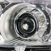 DURAFORCE Left Side Headlight For 2011-2020 Toyota Sienna Halogen Chrome Housing