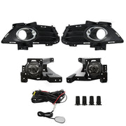 DURAFORCE Left+Right Side Bumper Fog Lights For 2013-2016 Ford Fusion Lamps+Switch