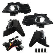 DURAFORCE Left+Right Side Bumper Fog Lights For 2013-2016 Ford Fusion Lamps+Switch