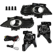 DURAFORCE Left+Right Side Bumper Fog Lights For 2013-2016 Ford Fusion Lamps+Switch