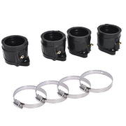 DURAFORCE 4Pcs Motorcycle Carburetor Intake Manifold Boot Joint for YAMAHA YZF600R 95-07